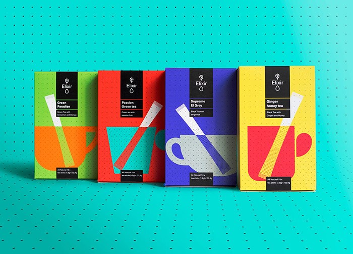 Elixir茶叶品牌包装设计