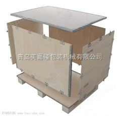 青岛美嘉隆生产镀锌钢带包边包装箱